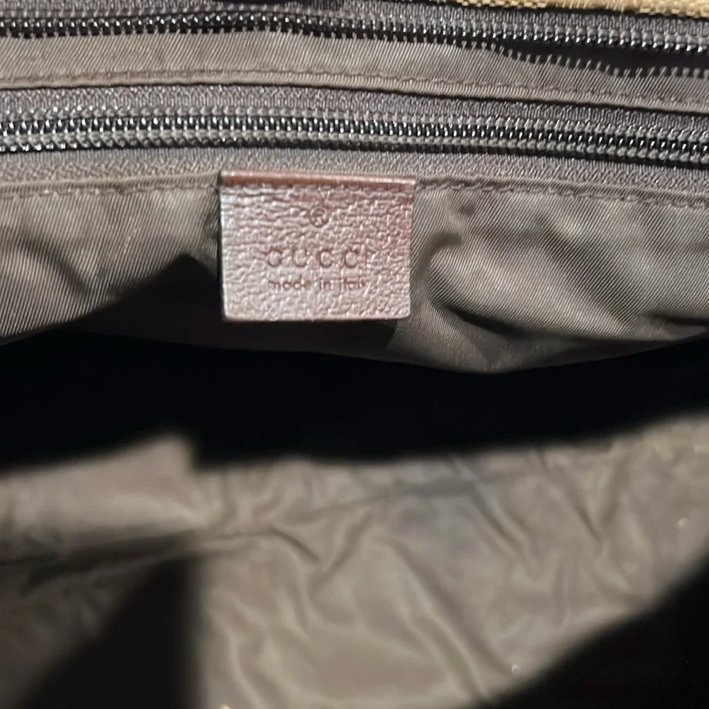GUCCI GG Canvas Diaper Bag